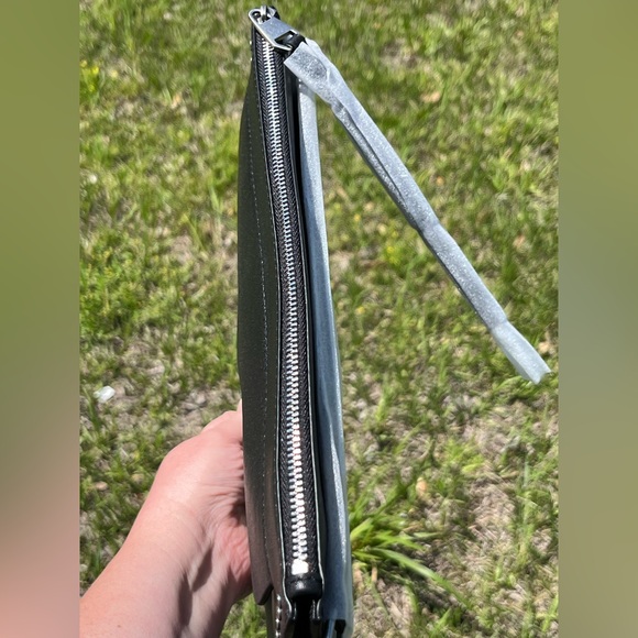 Rebecca Minkoff Black Leather Studded Wristlet Clutch - Picture 12 of 16